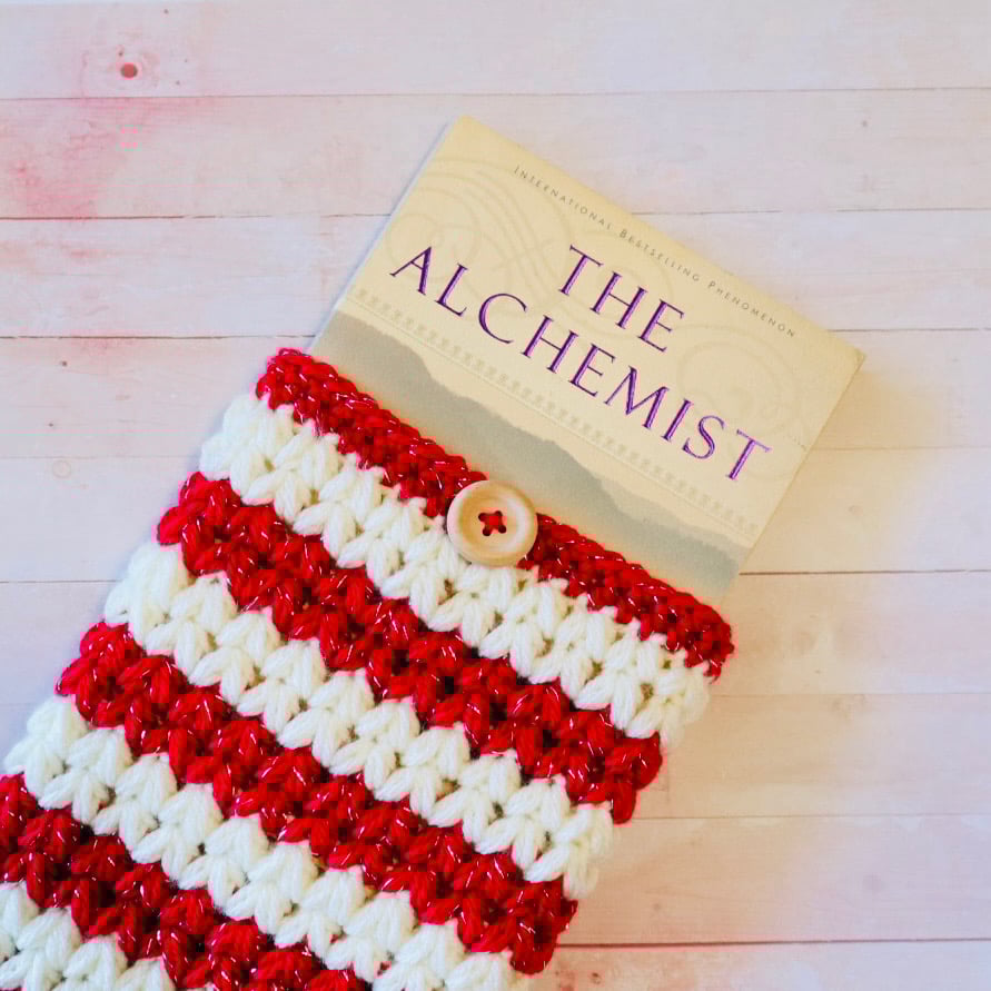 Image of Puff Stitch Crochet Book/Kindle Sleeve (available with a feltie!)