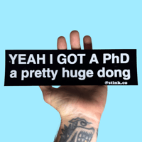 PhD Bumper Sticker