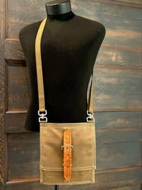 Handmade Women’s Crossbody Bag | CROSSTOWN | Sage Martexin Wax Duck Shoulder Bag