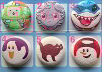 Image 2 of Plush Button Badges