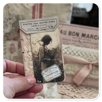 Image 10 of handmade french lace sewing pouch needle book and pin cushion