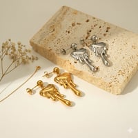 Image 2 of Drip Heart Earrings