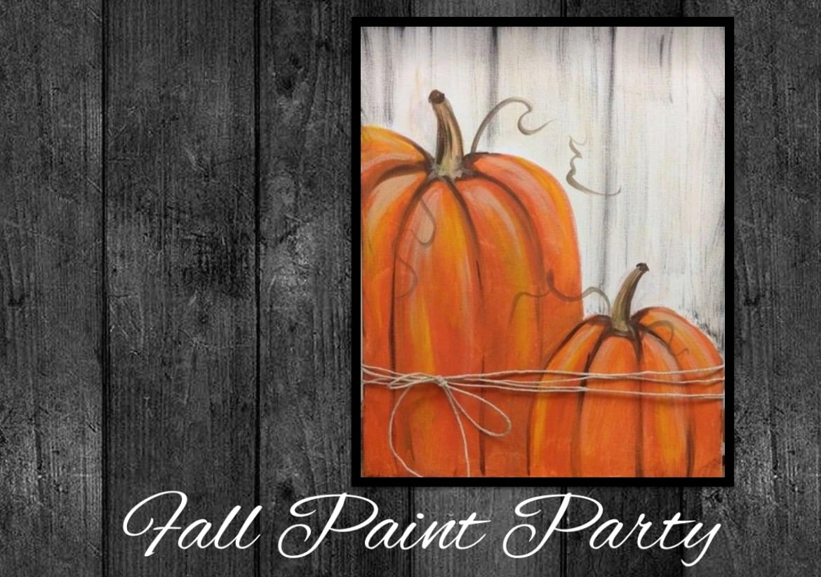 Image of Fall Paint Party 9/12 Pica's Deli & Ice Cream