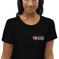 Image 4 of Eyes Wide Women's fitted eco tee