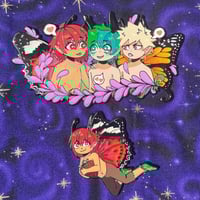 Image 1 of BN Kirishima & KiriBakuDeku Butterfly Moth Pins