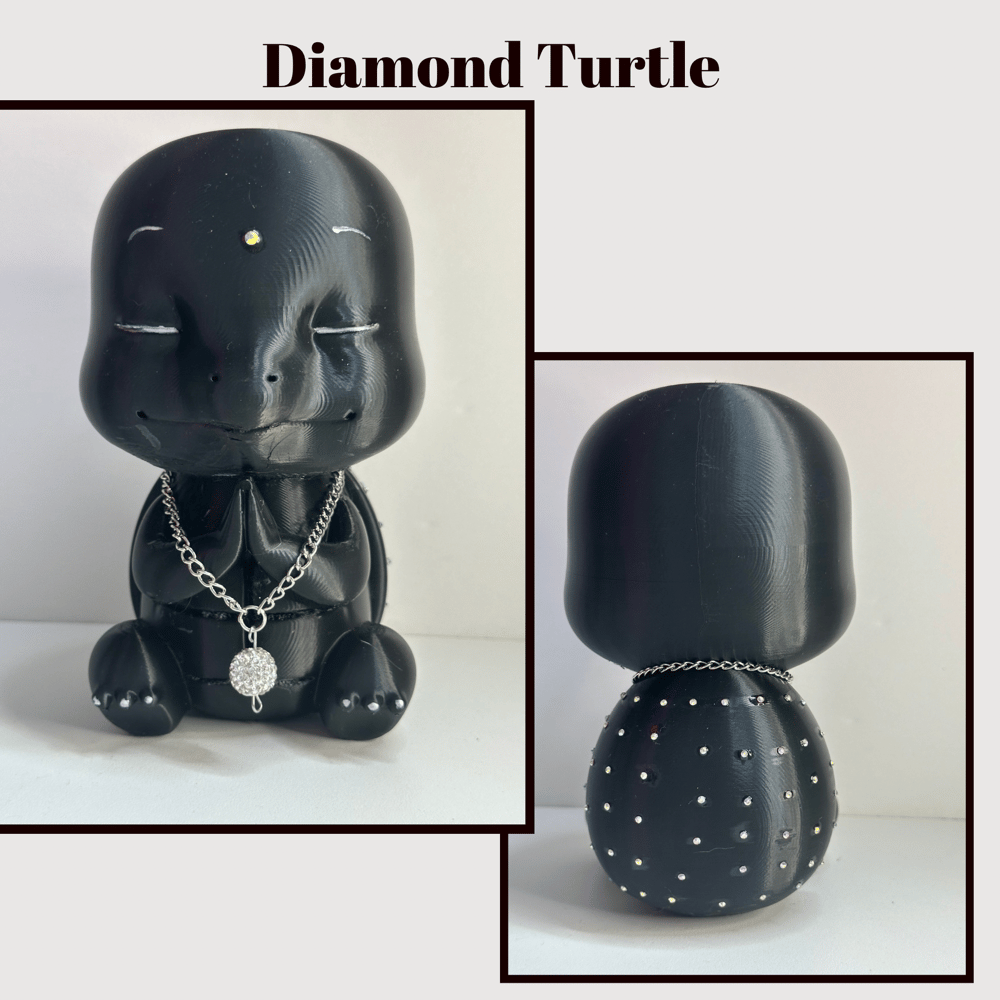 Image of Hand Painted Animal Figurines -3D Printed