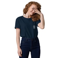 Image 1 of MMUN logo French Navy Unisex organic cotton t-shirt
