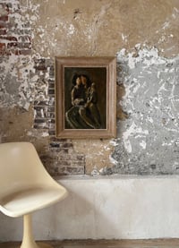 Image 1 of Huile sur plaque Les amoureux 