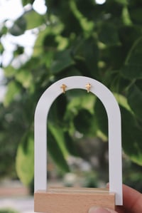 Image 2 of Cross Stud Earrings | Waterproof