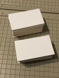 Image 3 of 1000 Business Cards ~ 2 inch by 3.5 inch ~ 140 lb Fabriano 1264 Watercolor Paper