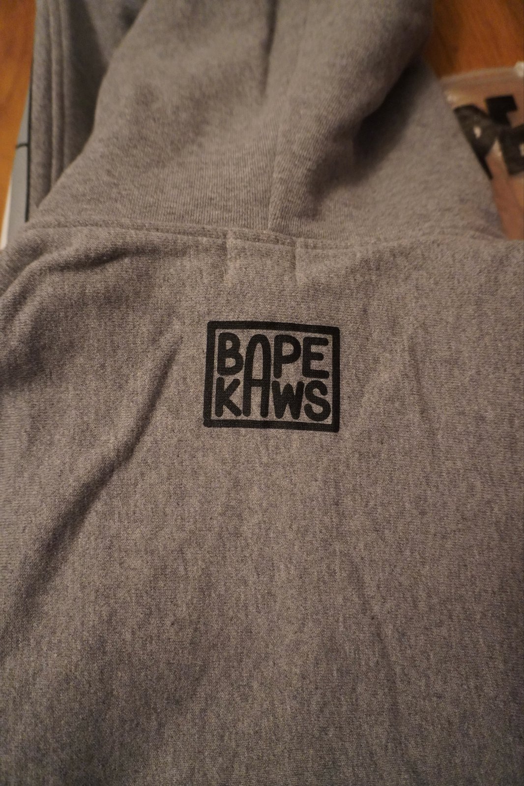 Bape KAWS Chomper Hoodie gray Building Blocs