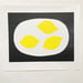 Image of Lemons on a Plate handmade print