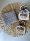 Image of Cartera topitos gris