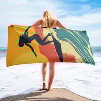 Image 2 of Surf's Up Beach Towel