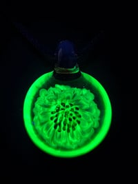 Image 2 of Uv reactive flower pendant...