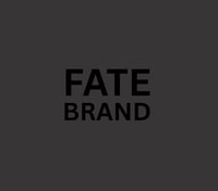 Zip-Up Hoodie - FATE logo and (white paint Drops)