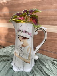 Image 1 of Polka Dot Plant in Josephine Currie Woman Creamer 