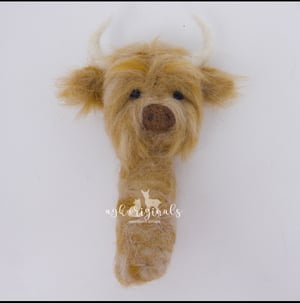 Image of Highland cow lovey preorder 