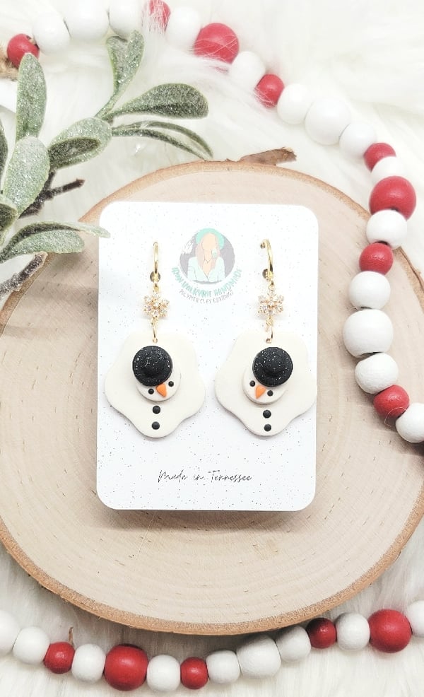 Image of Melted Snowman Dangles 