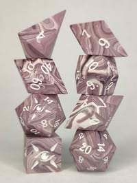 Image 2 of Lilac Veil<br>8 Piece Polyhedral Set