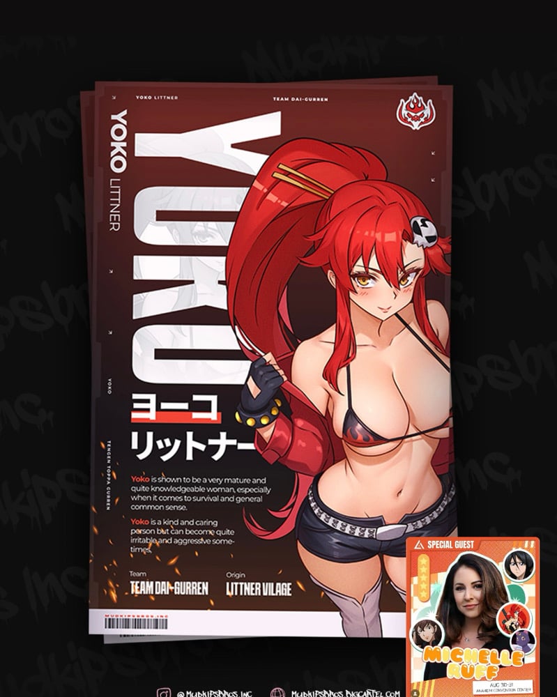 Yoko singed print ( English VA)