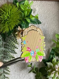 Image 1 of Hydrangea Mirror Enamel Pin