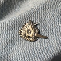 Image 3 of Pinocchio, 3D Moulded Enamel Pin 