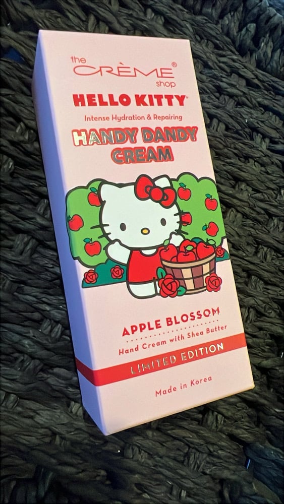 Image of Creme Shop Hello Kitty Handy Dandy Cream -Apple Blossom lotion 
