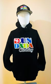 Image 1 of Black Pullover Hoodie by DUNDADA™ 