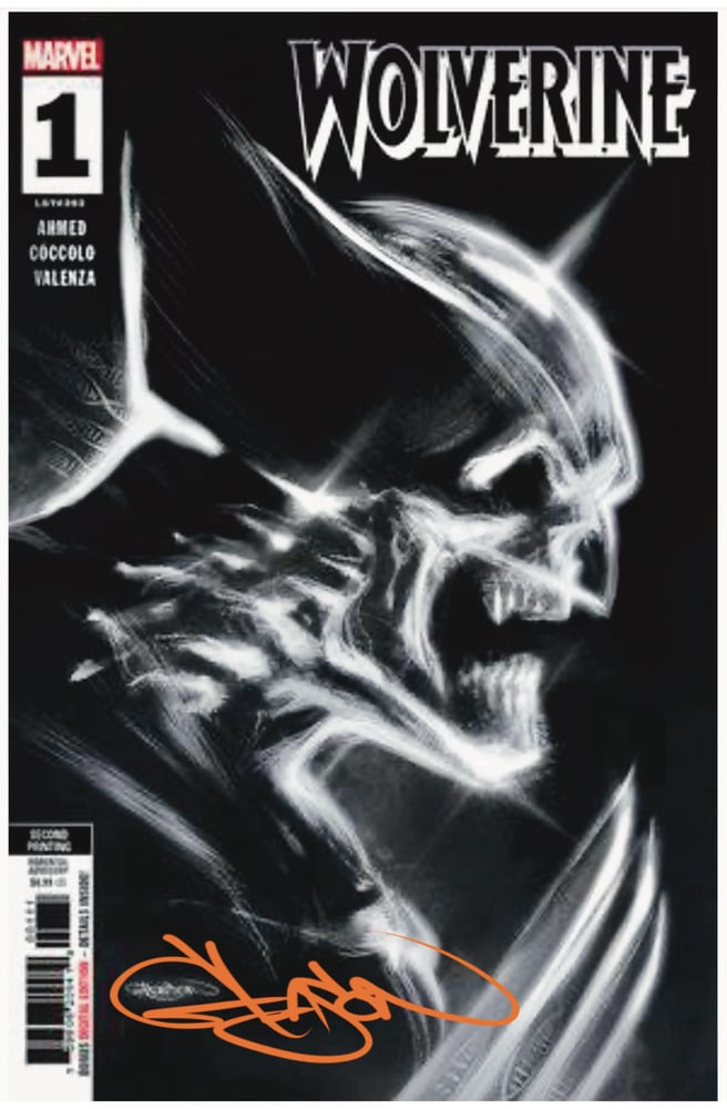 Image of SIGNED WOLVERINE ADAMANTIUM-HEAD 2nd print GLEASON VARIANT 