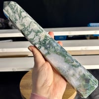 Image 4 of Moss Agate Statement Tower (62A)