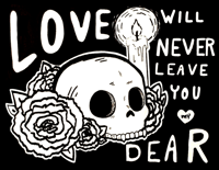 Love will never leave you sticker