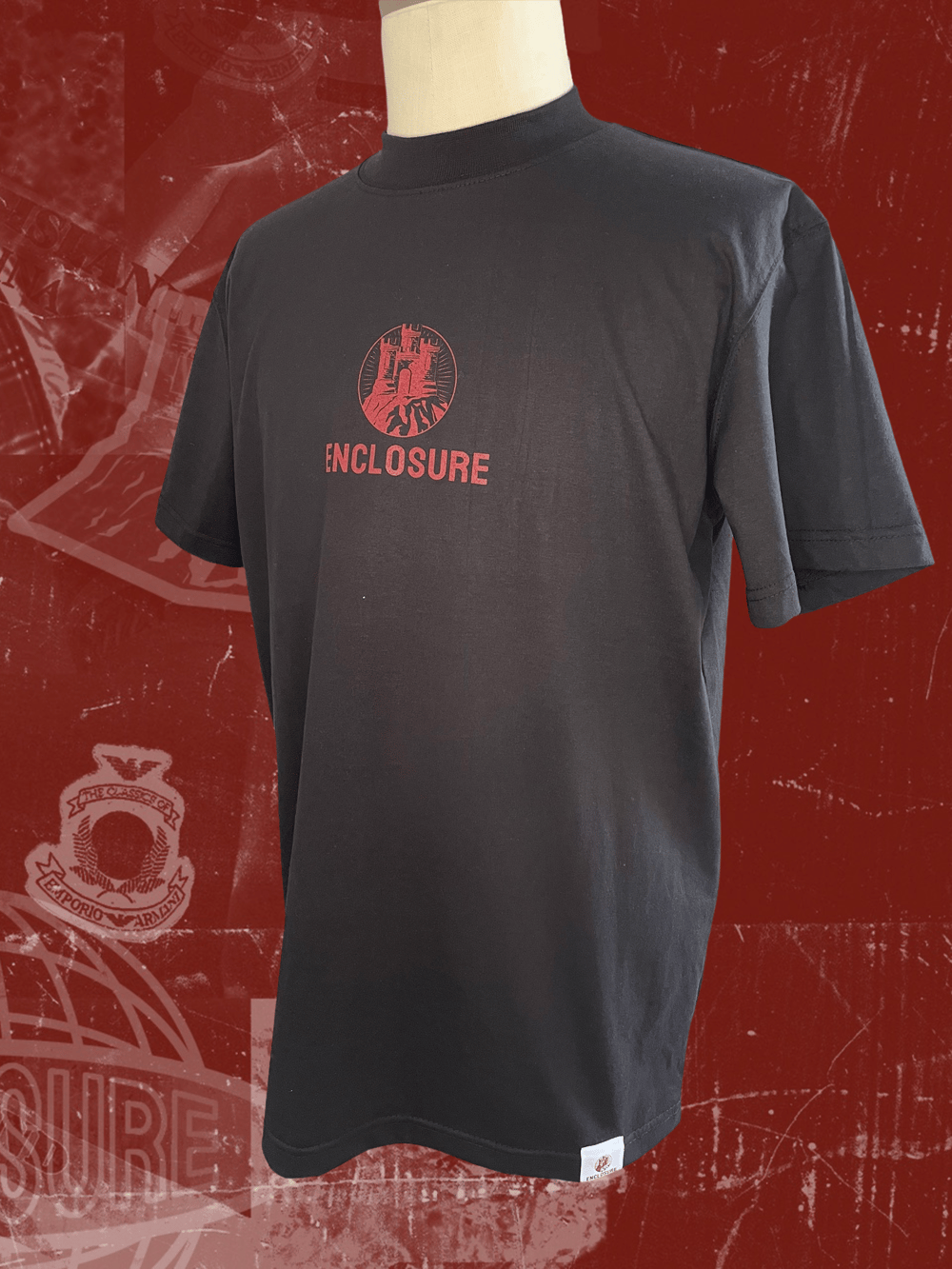 Enclosure tshirt black 