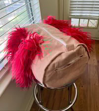 Image 1 of Maxi Fur Duffle w/ Keychain