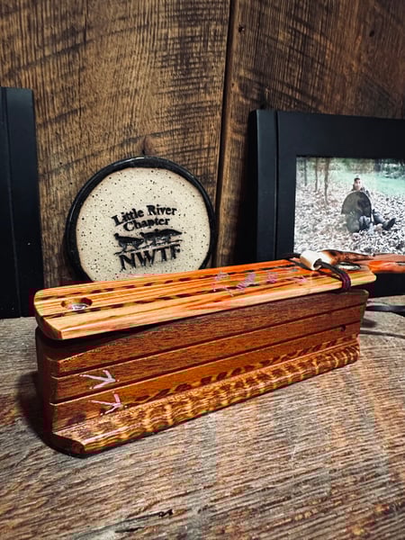 Image of Tulipwood/Mahogany with snakewood inlays