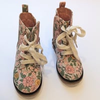 Image 2 of Girls Cat & Jack Floral Ankle Boots