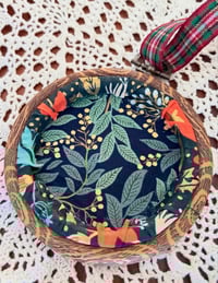 Image 2 of 3.5" Dark floral ornament 