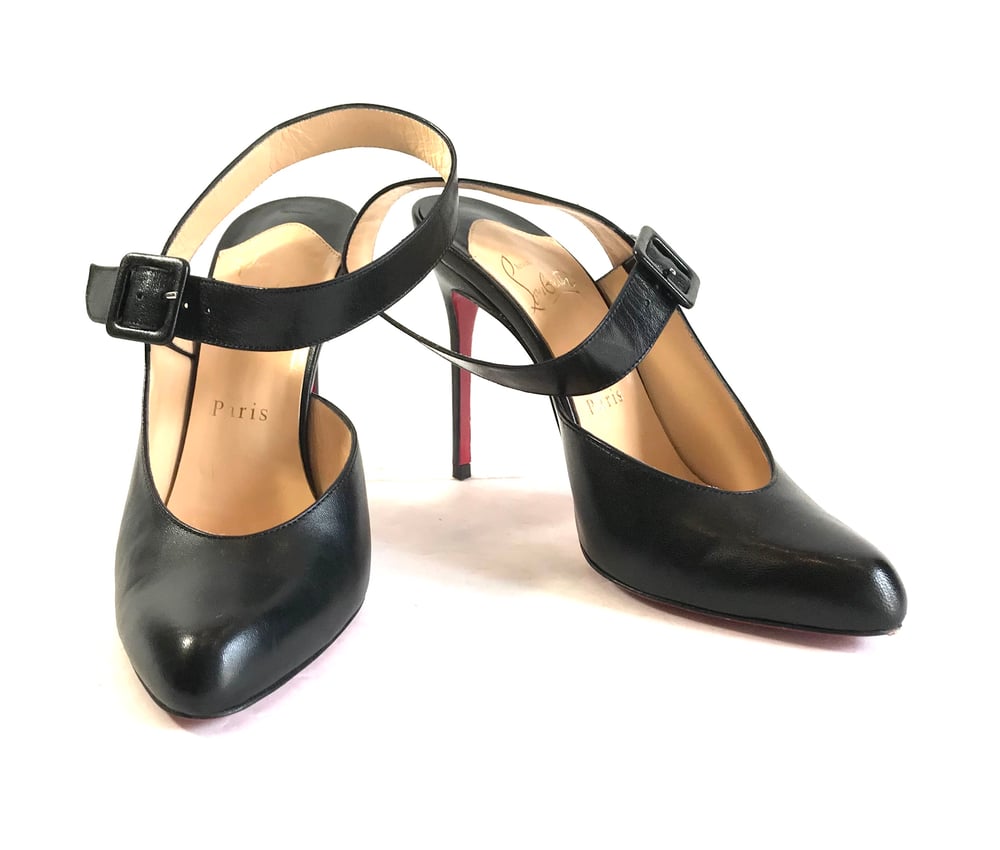 Image of Christian Louboutin Size 37.5 Slingback Shoes 1010-24