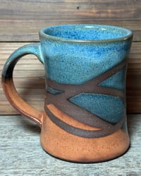 Image 1 of Blue/nutmeg mug 