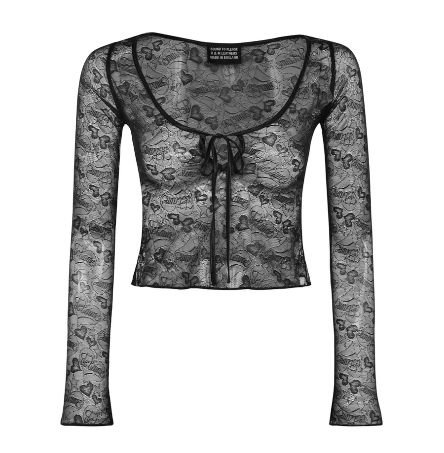 Image of JE T'AIME LACE TOP
