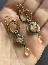 Image 4 of Captured flower earrings