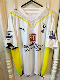 Image 7 of Tottenham Hotspur “DEFOE 18” 2009/10 Home Shirt + patches (M)