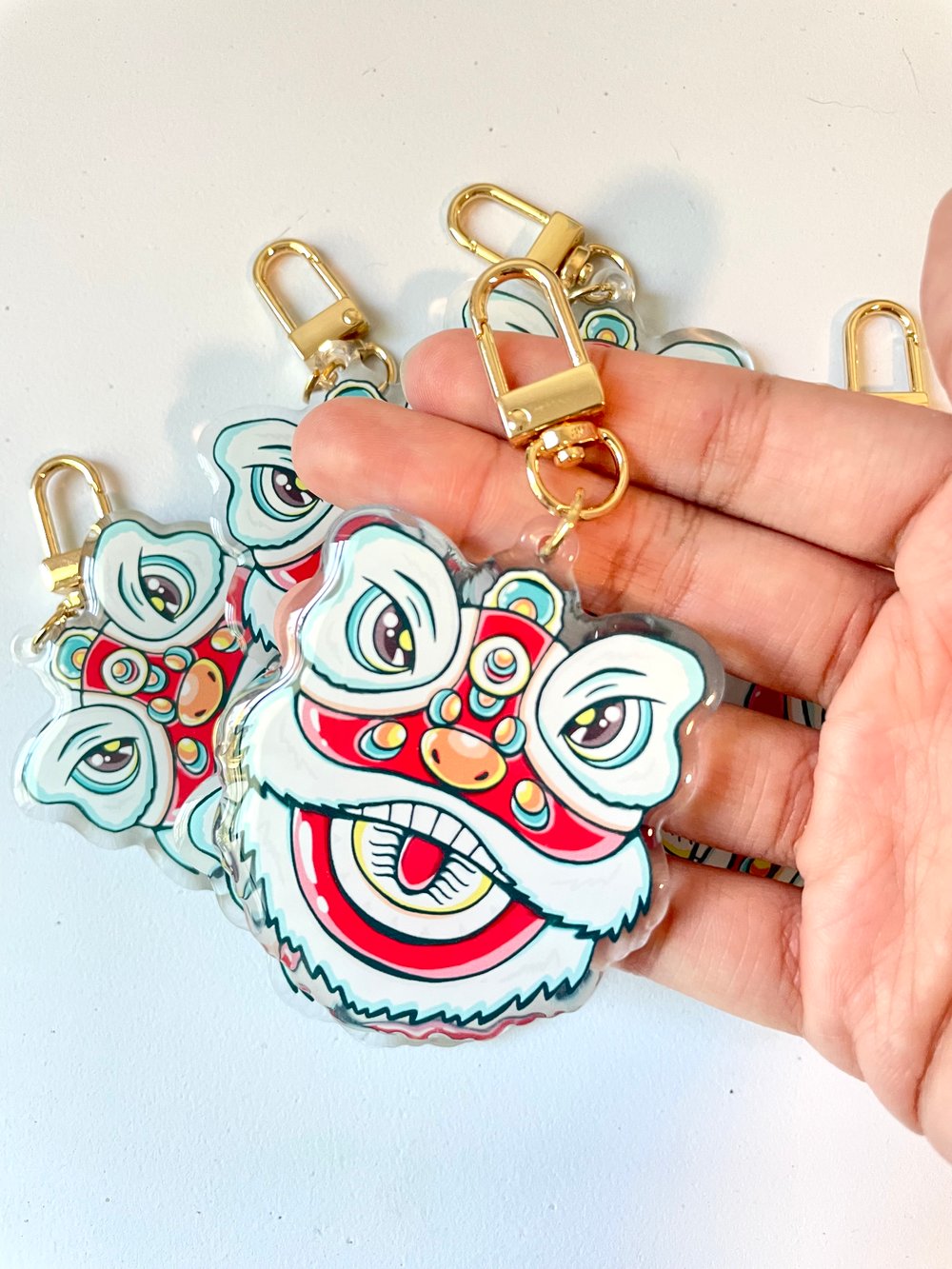 Image of Lion Dancer Keychain