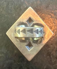 Image 8 of Calvin Martinez Coral diamond ingot ring