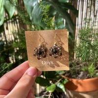 Image 4 of Beaded Flowers Earrings