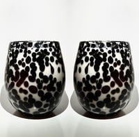 Image 1 of BLACK SPOTTY CANDLE