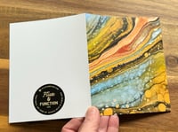 Image 3 of Notecards with Poured Paint Details #110 & #111