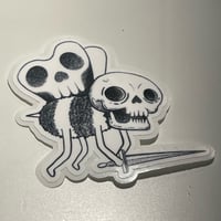 AT Death Butterfly Sticker