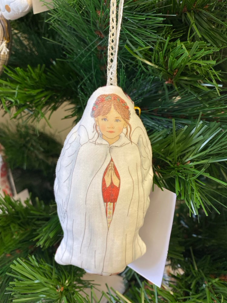 Image of Décoration de sapin / Figurine ange servant d’autel 