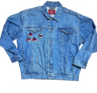 Image 1 of 90s Planet Hollywood Las Vegas Denim Jacket
